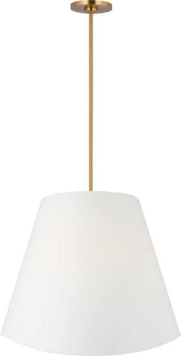 Myhouse Lighting Visual Comfort Studio - KSP1224BBS - Four Light Hanging Shade - Beauvoir - Burnished Brass/Burnished Brass