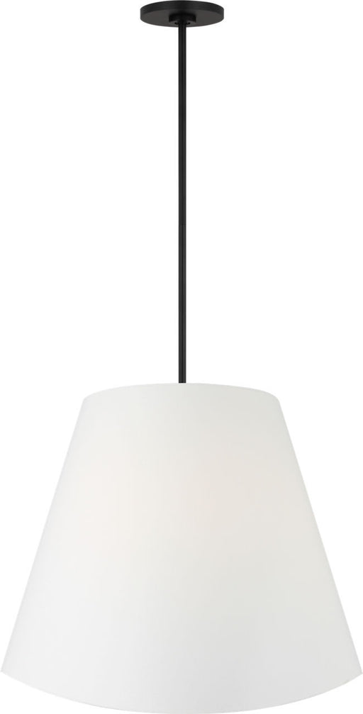 Myhouse Lighting Visual Comfort Studio - KSP1224MBK - Four Light Hanging Shade - Beauvoir - Midnight Black/Midnight Black