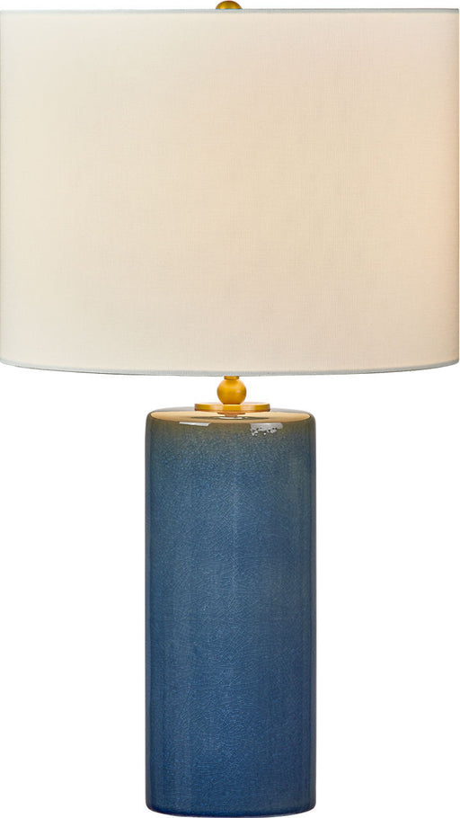 Myhouse Lighting Visual Comfort Studio - KST1241DOC - One Light Table Lamp - Lauren - Deep Ocean Crackle/Deep Ocean Crackle