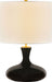 Myhouse Lighting Visual Comfort Studio - KST1251CBK - One Light Table Lamp - Amber - Black Ceramic/Black Ceramic