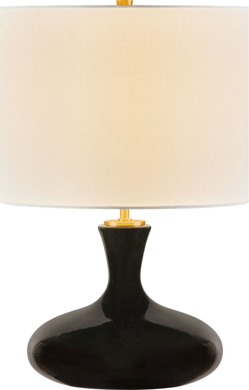 Myhouse Lighting Visual Comfort Studio - KST1251CBK - One Light Table Lamp - Amber - Black Ceramic/Black Ceramic