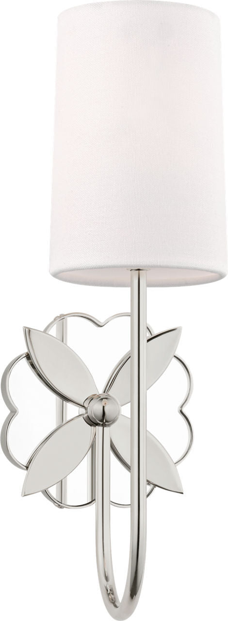 Myhouse Lighting Visual Comfort Studio - KSW1181PN - One Light Wall Sconce - Spencer - Polished Nickel/Polished Nickel