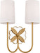Myhouse Lighting Visual Comfort Studio - KSW1192BBS - Two Light Wall Sconce - Spencer - Burnished Brass/Burnished Brass