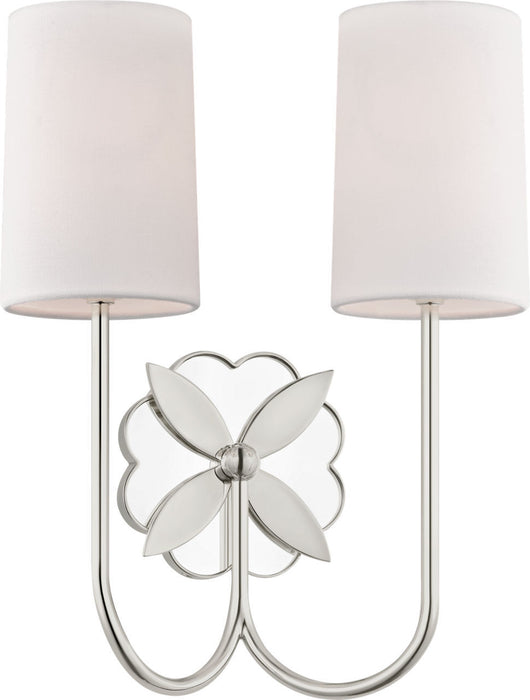 Myhouse Lighting Visual Comfort Studio - KSW1192PN - Two Light Wall Sconce - Spencer - Polished Nickel/Polished Nickel