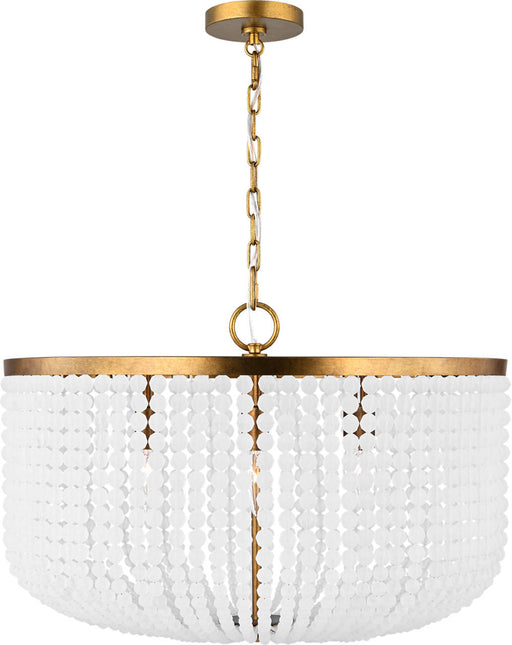 Myhouse Lighting Visual Comfort Studio - LXC1146VGD - Eight Light Chandelier - Bellecour - Vintage Gild/Vintage Gild
