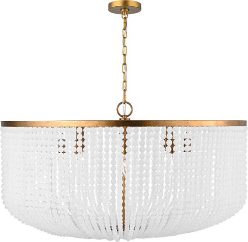 Myhouse Lighting Visual Comfort Studio - LXC1158VGD - Eight Light Chandelier - Bellecour - Vintage Gild/Vintage Gild