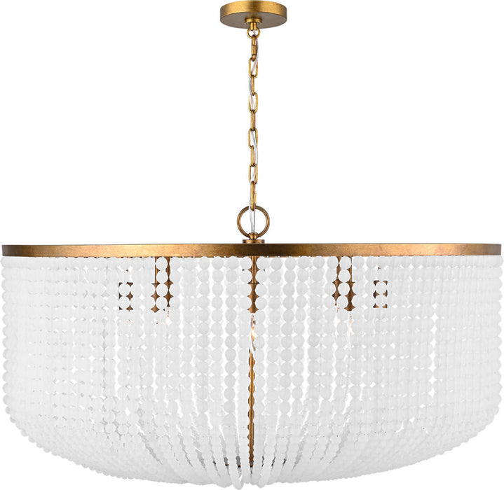 Myhouse Lighting Visual Comfort Studio - LXC1158VGD - Eight Light Chandelier - Bellecour - Vintage Gild/Vintage Gild