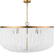 Myhouse Lighting Visual Comfort Studio - LXC1158VGD - Eight Light Chandelier - Bellecour - Vintage Gild/Vintage Gild
