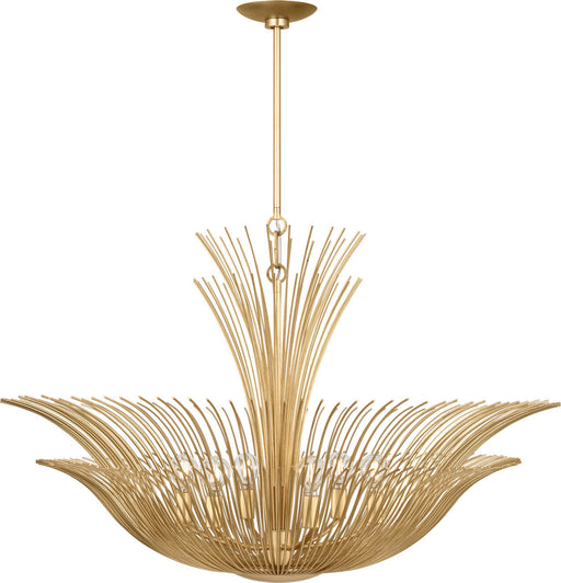 Myhouse Lighting Visual Comfort Studio - LXC1206GD - Six Light Chandelier - Dorelle - Gild/Gild