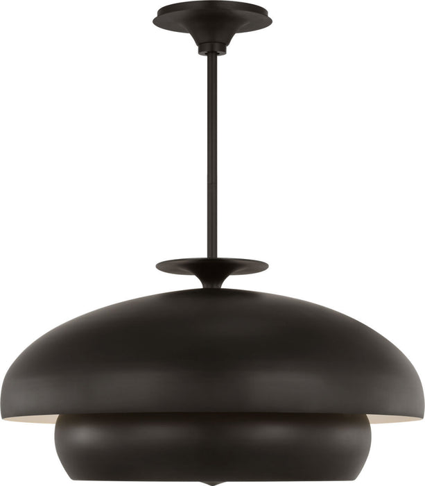 Myhouse Lighting Visual Comfort Studio - LXC1208AI - Eight Light Chandelier - Solene - Aged Iroged Iron