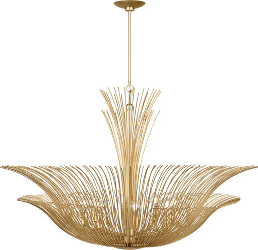 Myhouse Lighting Visual Comfort Studio - LXC1218GD - Eight Light Chandelier - Dorelle - Gild/Gild