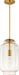 Myhouse Lighting Visual Comfort Studio - LXP1061BBS - One Light Pendant - Nodier - Burnished Brass/Burnished Brass