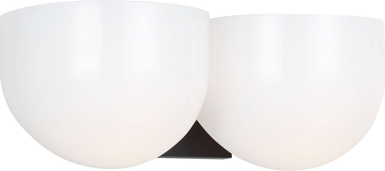 Myhouse Lighting Visual Comfort Studio - LXV1002AI - Two Light Bath - Cheverny - Aged Iroged Iron