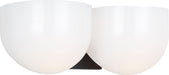 Myhouse Lighting Visual Comfort Studio - LXV1002AI - Two Light Bath - Cheverny - Aged Iroged Iron