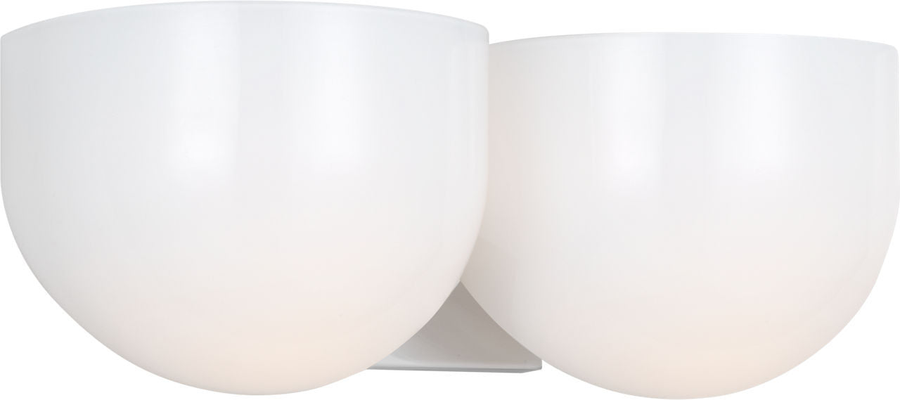 Myhouse Lighting Visual Comfort Studio - LXV1002PN - Two Light Bath - Cheverny - Polished Nickel/Polished Nickel