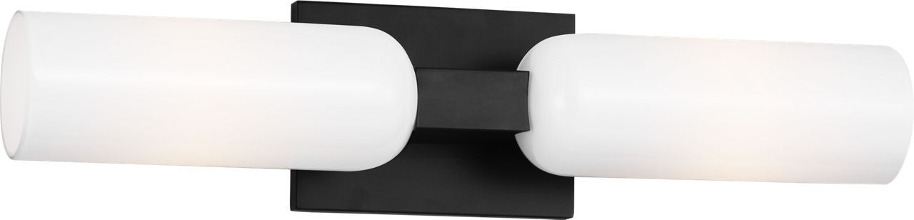 Myhouse Lighting Visual Comfort Studio - LXV1012AI - Two Light Bath - Maroux - Aged Iroged Iron