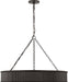 Myhouse Lighting Visual Comfort Studio - PCC1008AI - Eight Light Chandelier - Ritz - Aged Iroged Iron