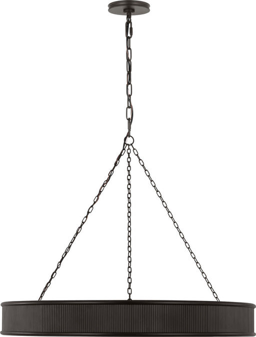 Myhouse Lighting Visual Comfort Studio - PCC10110AI - Ten Light Chandelier - Ritz - Aged Iroged Iron
