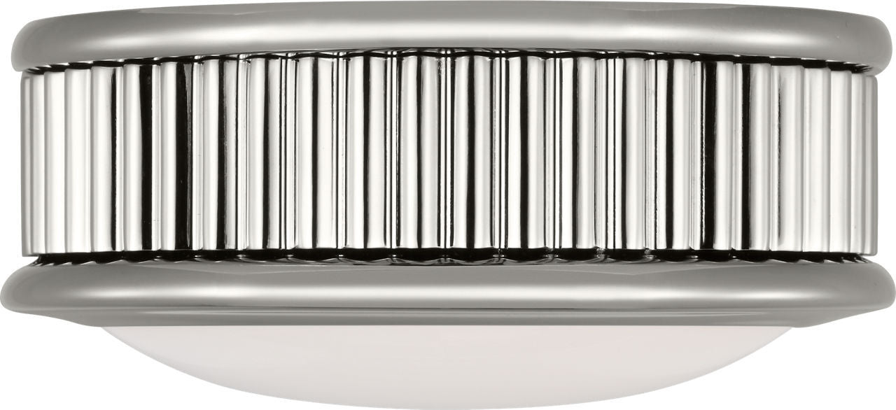 Myhouse Lighting Visual Comfort Studio - PCF1001PN - LED Flush Mount - Ritz - Polished Nickel/Polished Nickel