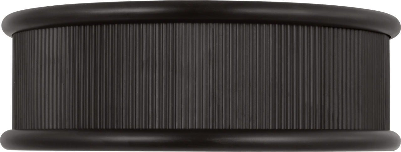 Myhouse Lighting Visual Comfort Studio - PCF1025AI - Five Light Flush Mount - Ritz - Aged Iroged Iron