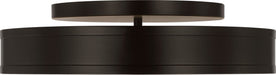 Myhouse Lighting Visual Comfort Studio - PCF1041AI - LED Semi Flush Mount - Dupont - Aged Iroged Iron