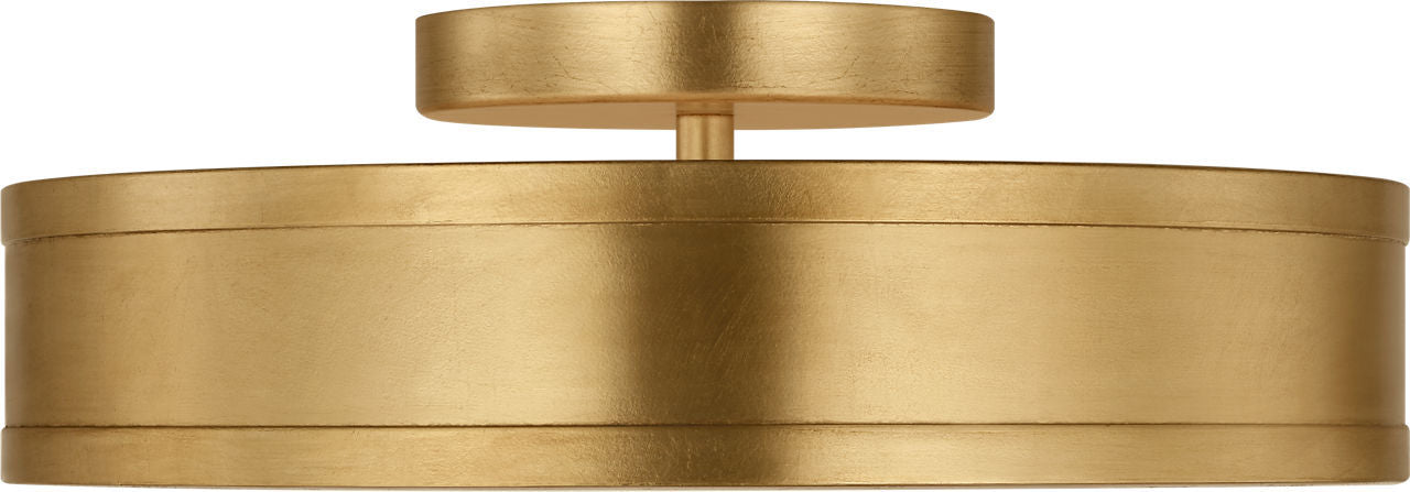 Myhouse Lighting Visual Comfort Studio - PCF1051GD - LED Semi Flush Mount - Dupont - Gild/Gild
