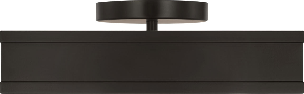 Myhouse Lighting Visual Comfort Studio - PCF1071AI - LED Semi Flush Mount - Dupont - Aged Iroged Iron