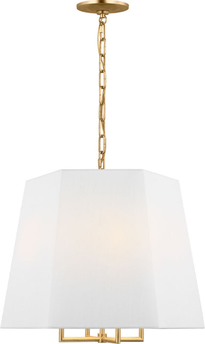 Myhouse Lighting Visual Comfort Studio - PCP1024GD - Four Light Hanging Shade - Lille - Gild/Gild