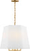 Myhouse Lighting Visual Comfort Studio - PCP1024GD - Four Light Hanging Shade - Lille - Gild/Gild