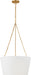 Myhouse Lighting Visual Comfort Studio - PCP1033GD - Three Light Hanging Shade - Herve - Gild/Gild