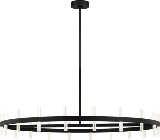 Myhouse Lighting Visual Comfort Studio - SLC10940MBK - LED Chandelier - Silas - Midnight Black/Midnight Black