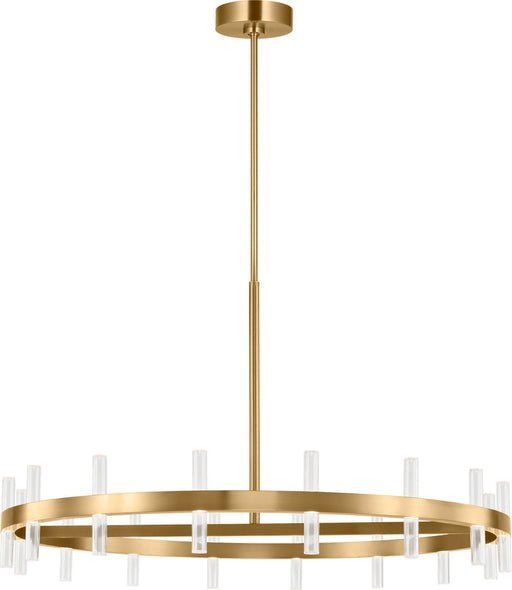 Myhouse Lighting Visual Comfort Studio - SLC11032BBS - LED Chandelier - Silas - Burnished Brass/Burnished Brass