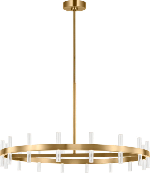 Myhouse Lighting Visual Comfort Studio - SLC11032BBS - LED Chandelier - Silas - Burnished Brass/Burnished Brass