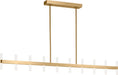Myhouse Lighting Visual Comfort Studio - SLC11120BBS - LED Linear Pendant - Silas - Burnished Brass/Burnished Brass