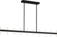 Myhouse Lighting Visual Comfort Studio - SLC11120MBK - LED Linear Pendant - Silas - Midnight Black/Midnight Black