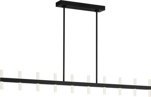 Myhouse Lighting Visual Comfort Studio - SLC11120MBK - LED Linear Pendant - Silas - Midnight Black/Midnight Black