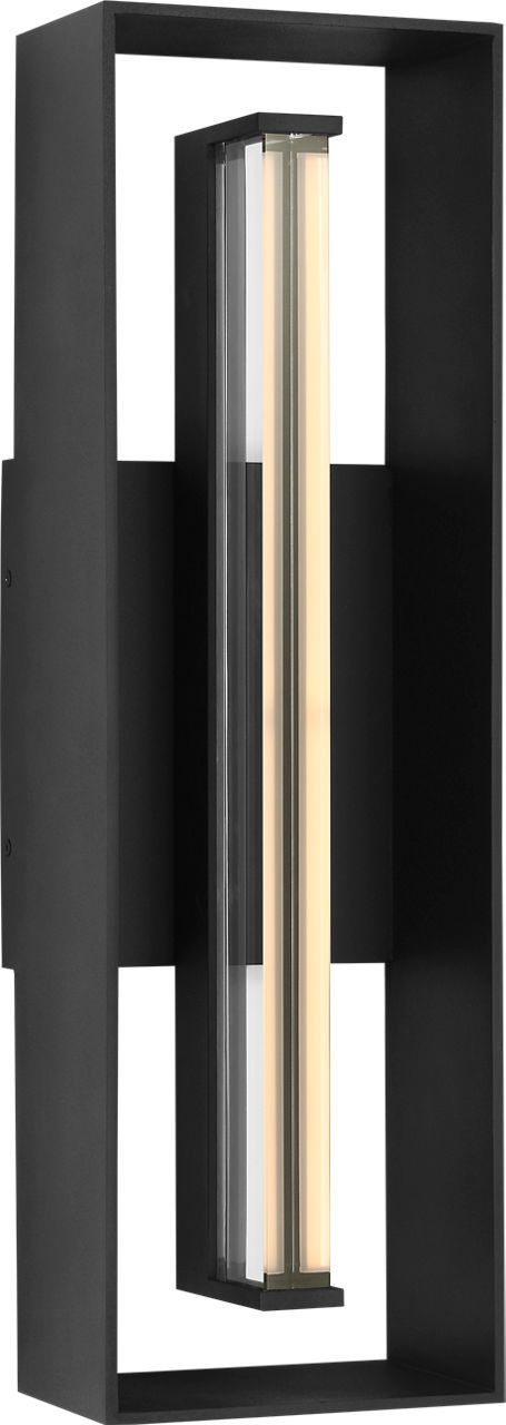 Myhouse Lighting Visual Comfort Studio - SLO1351TXB - LED Lantern - Abner - Textured Black/Textured Black