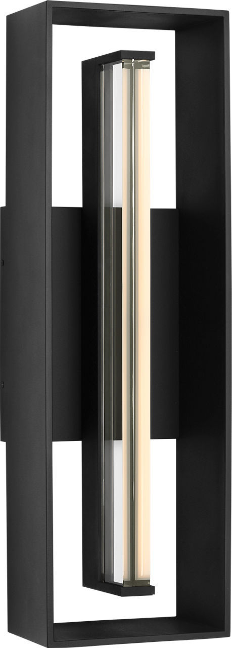 Myhouse Lighting Visual Comfort Studio - SLO1361TXB - LED Lantern - Abner - Textured Black/Textured Black
