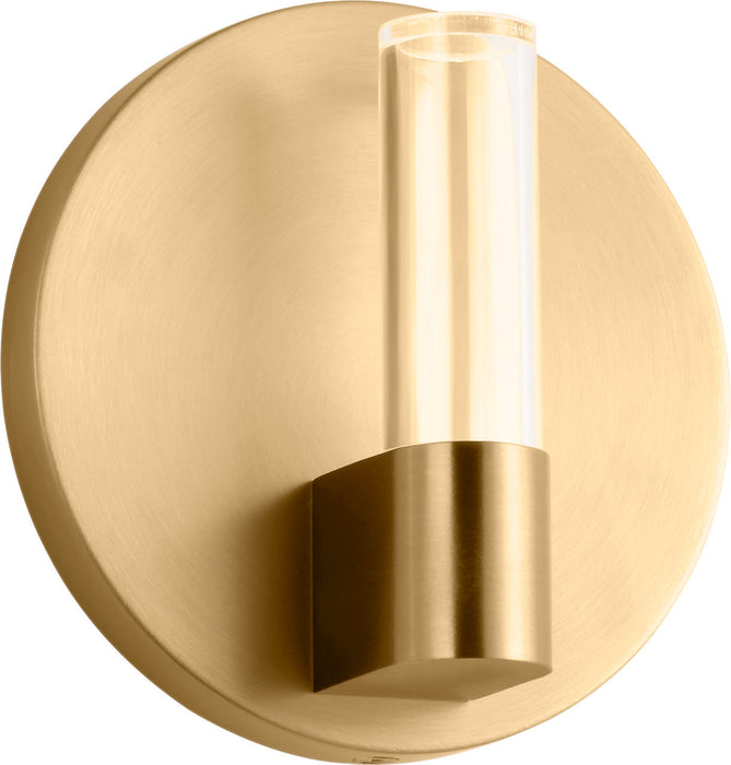 Myhouse Lighting Visual Comfort Studio - SLW1071BBS - LED Wall Sconce - Silas - Burnished Brass/Burnished Brass