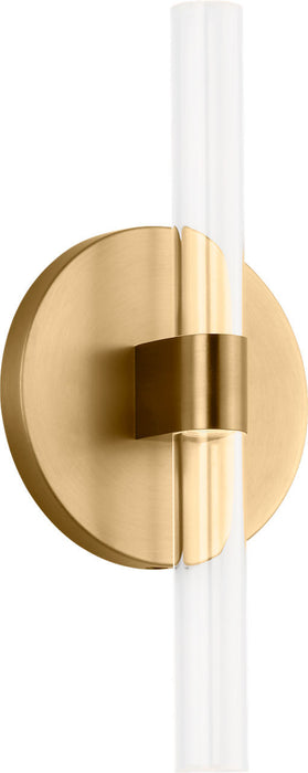 Myhouse Lighting Visual Comfort Studio - SLW1082BBS - LED Wall Sconce - Silas - Burnished Brass/Burnished Brass