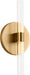 Myhouse Lighting Visual Comfort Studio - SLW1082BBS - LED Wall Sconce - Silas - Burnished Brass/Burnished Brass
