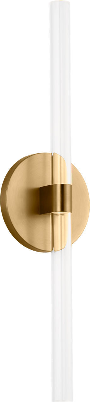 Myhouse Lighting Visual Comfort Studio - SLW1092BBS - LED Wall Sconce - Silas - Burnished Brass/Burnished Brass