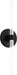 Myhouse Lighting Visual Comfort Studio - SLW1092MBK - LED Wall Sconce - Silas - Midnight Black/Midnight Black