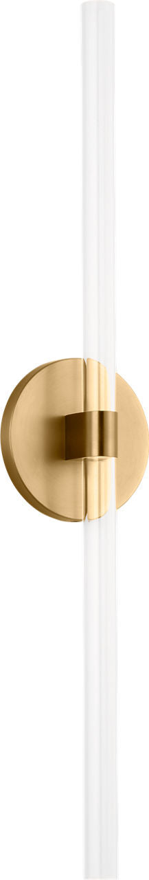 Myhouse Lighting Visual Comfort Studio - SLW1102BBS - LED Wall Sconce - Silas - Burnished Brass/Burnished Brass