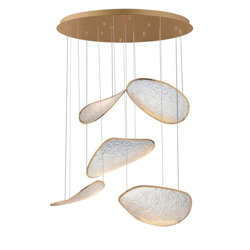 Myhouse Lighting ET2 - E24975-BCN - LED Pendant - Moonscapes - Brushed Champagne