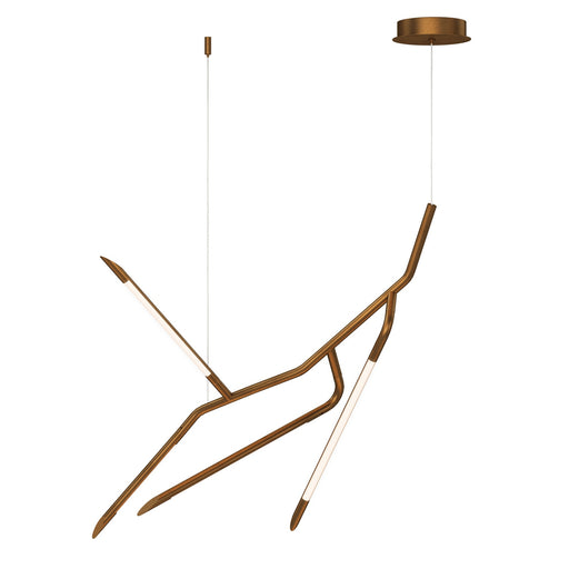 Myhouse Lighting ET2 - E25413-WBR - LED Pendant - Scion - Weathered Brass