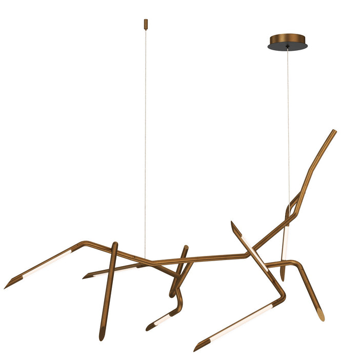 Myhouse Lighting ET2 - E25414-WBR - LED Pendant - Scion - Weathered Brass