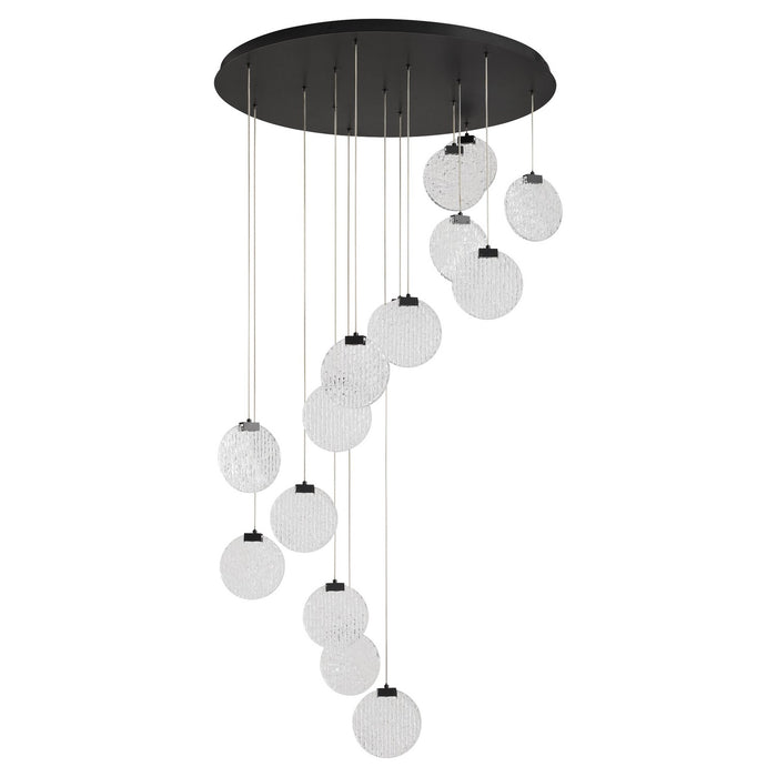 Myhouse Lighting Quorum - 3-6052-15 - LED Pendant - Axiom - Black