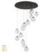 Myhouse Lighting Quorum - 3-6052-40 - LED Pendant - Axiom - Aged Brass