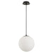 Myhouse Lighting Quorum - 3-6730-15 - LED Pendant - Luna - Black